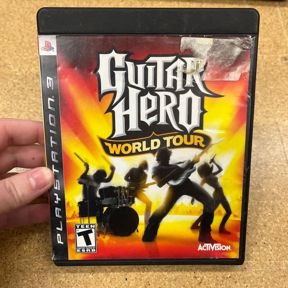 Guitar Hero: World Tour (Sony PlayStation 3, 2008) PS3 CIB Complete with Manual
